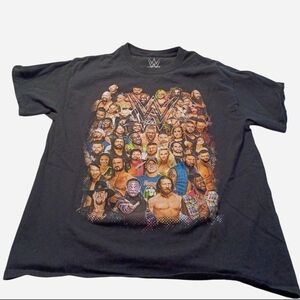 WWE Black Graphic T-Shirt for Men